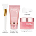 Jelly Mask for Facial Professional Face Mask Skin Care Hydrated Nourished Collagen Wrapping Peel Off Facial Mask