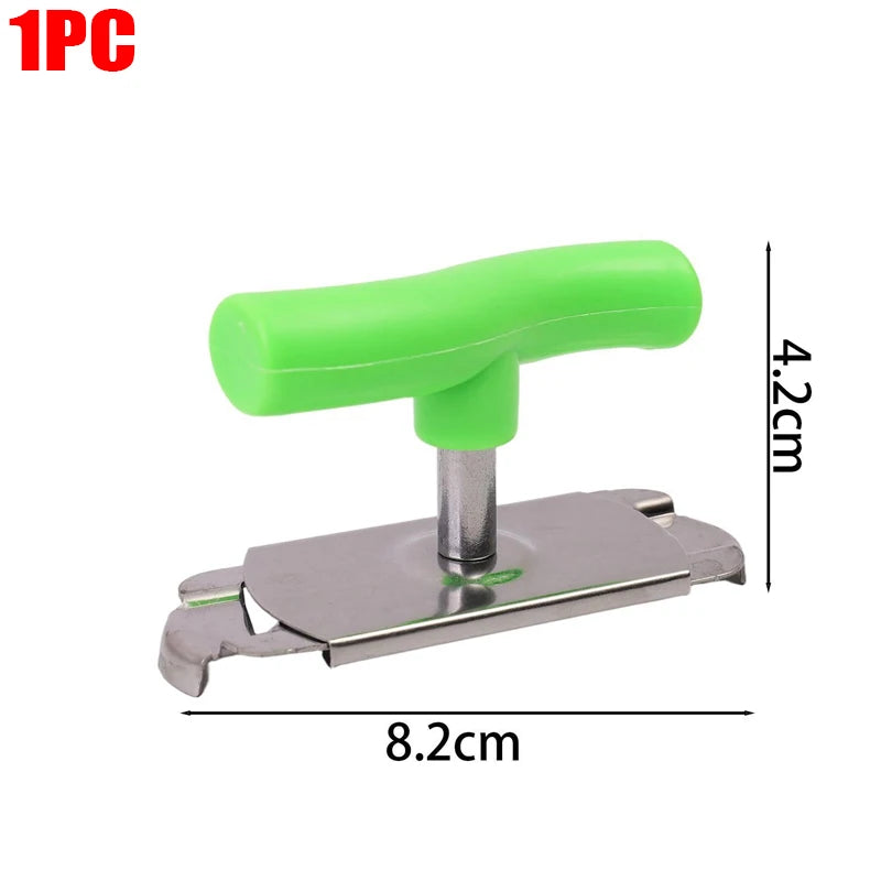 Portable Jar Lids Opener with Adjustable Handle Stainless Steel Easy Open Bottle Opener Glass Can Manual Openers Kitchen Gadgets