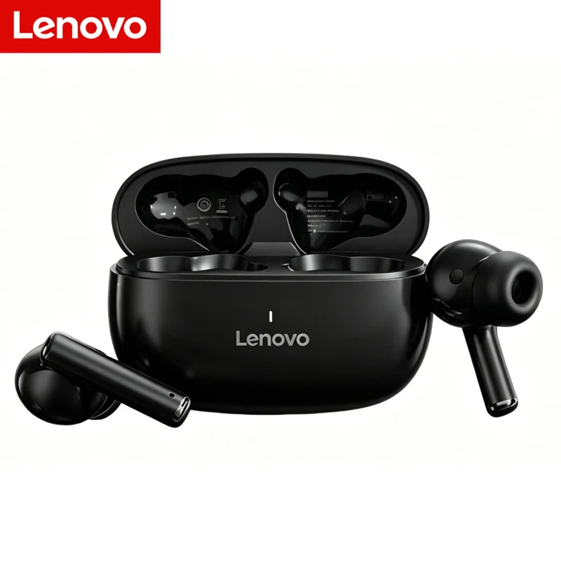 Lenovo TA210 Wireless Bluetooth Earphones Comfortable Fit Sweatproof In-Ear HiFi Sound Low Latency Gaming Headsets Sport Earbuds