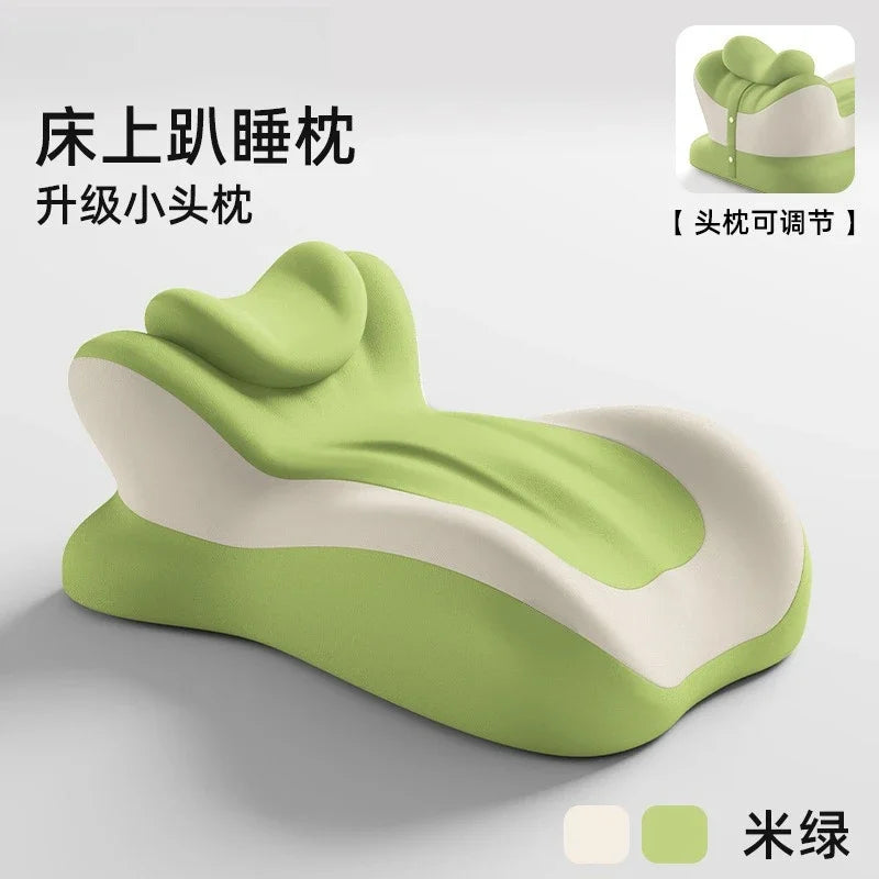 Multifunctional Memory Foam Prone Pillow Reading Support