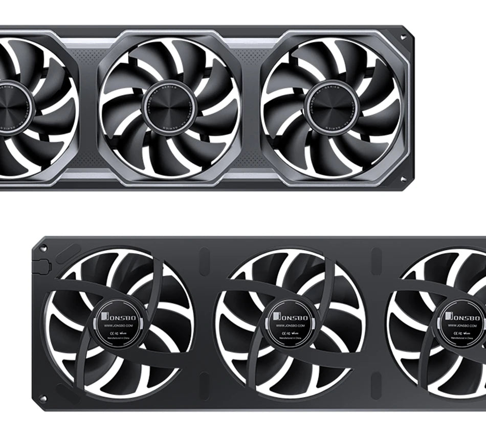 JONSBO XA-120/240/360 PC Case Fan Three Sided Mirror 5V/3Pin ARGB Fan Integrated Cold Exhaust Cooling Fan