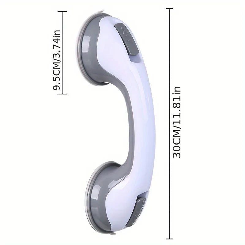Bathroom Strong Suction Cup Armrest No Drilling Anti-fall Safety Handle Non-perforated Stable Grip for Elderly Children Senior