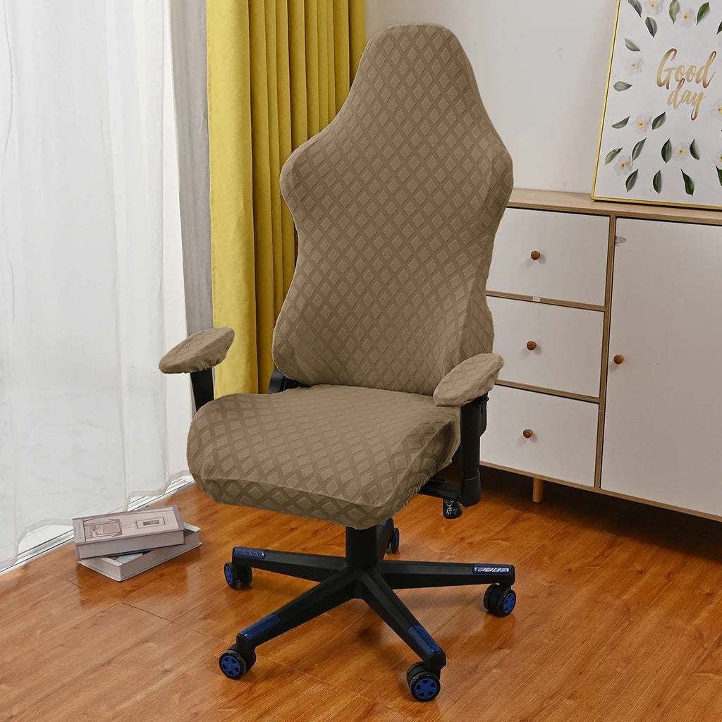 Ergonomic Office Computer Game Chair Slipcovers Stretchy Polyester Reclining Racing Gaming Chair Covers Waterproof Chair Covers