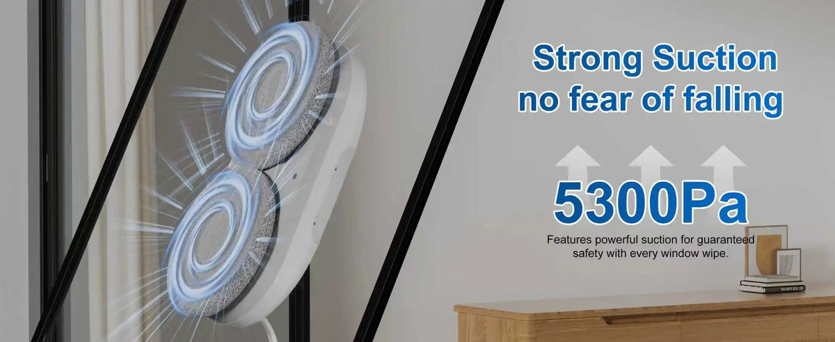 Ultra Low Noise Multifunctional Smart Window Cleaning Robot Household Villa Automatic Glass Cleaning Equipment
