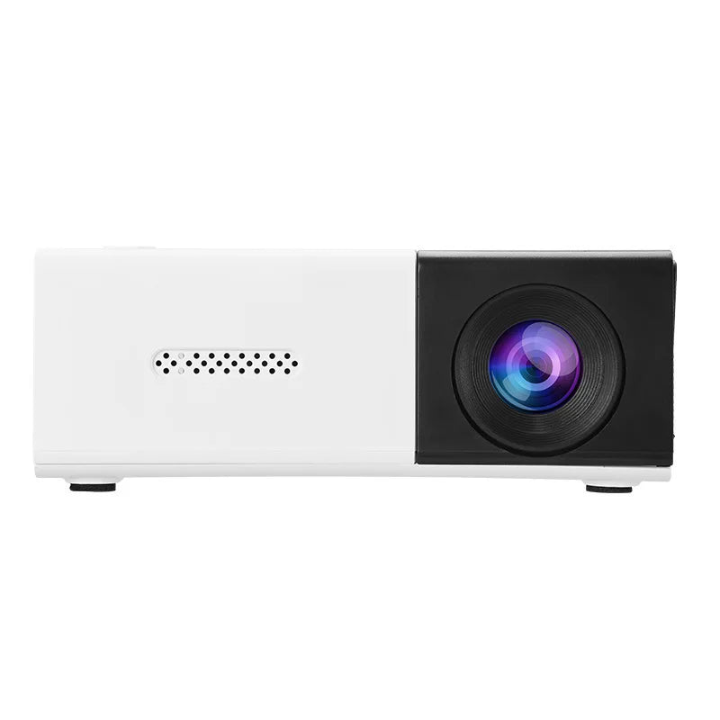 Portable Projector, Supports 1080P, USB Connection, Remote Control - Compatible With Smartphones, Tablets, Laptops, TV Sticks