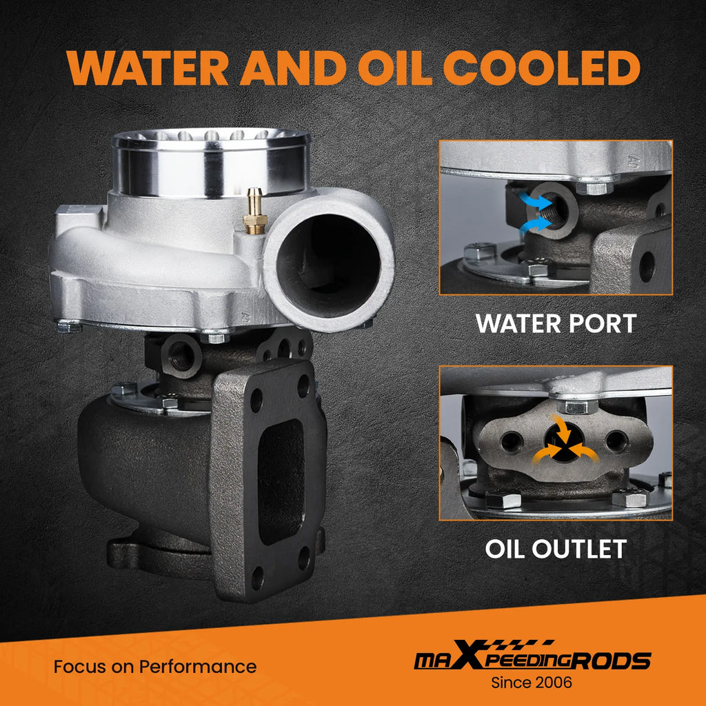 maXpeedingrods T3 GT35 GT3582 Ar.70 Ar.63 Turbocharger 600hps Compressor Turbine universal turbo