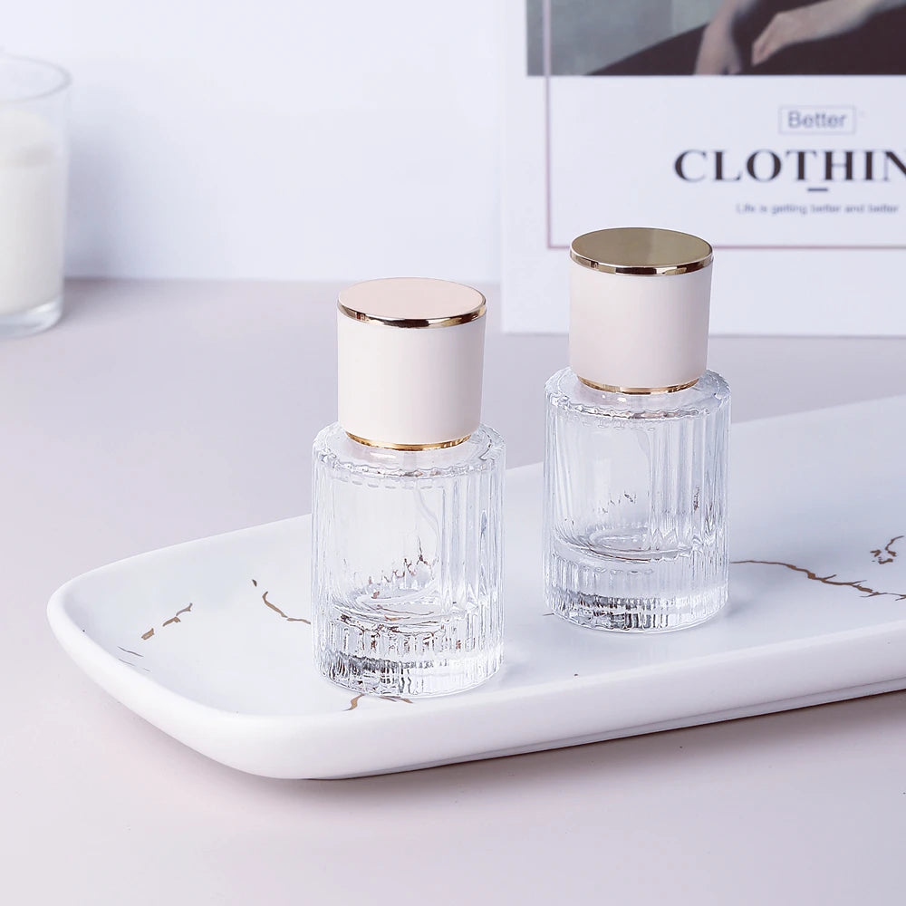 1pcs 30ml 50ml Luxury Crystal Glass Perfume Bottle Vintage Empty Portable Travel Refillable Rechargeable Spray Atomizer Women