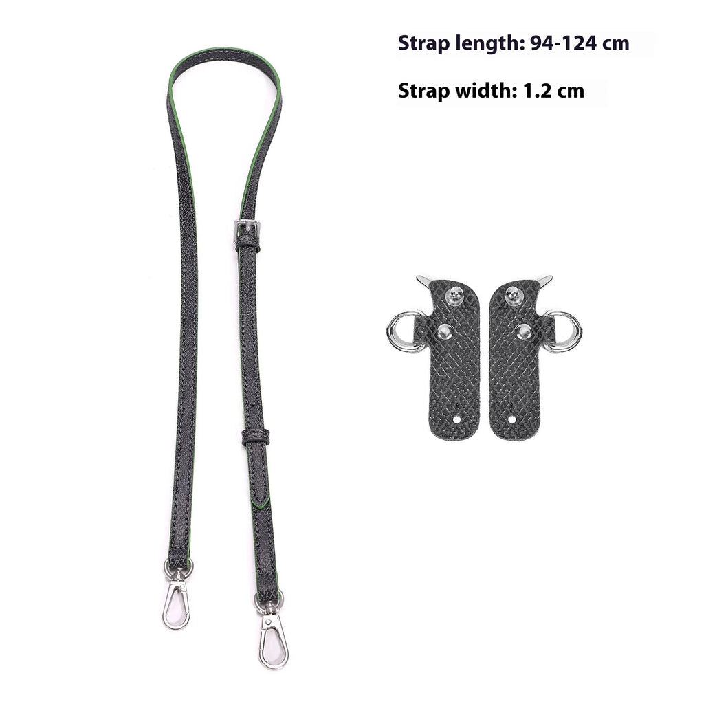 Leather Bag Shoulder Strap Replacement Crossbody Adjustable Conversion Kit Fit for Longchamp Mini Pouch