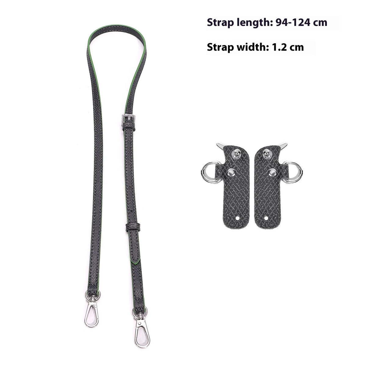 Leather Bag Shoulder Strap Replacement Crossbody Adjustable Conversion Kit Fit for Longchamp Mini Pouch
