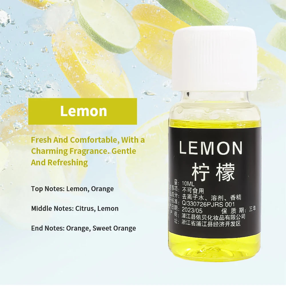 10ml Car Perfume Supplement Natural Plant Oil Water Soluble Auto Air Freshener Home Fragrance Humidifier Car Accessories