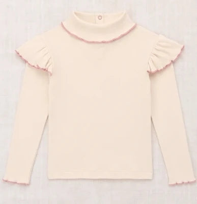 Kids Girls T Shirts Blouse and Pant Set 2026 Autumn Long Sleeve Ruffle Children's Tee Printed Retro Dress Outfwear Clothing