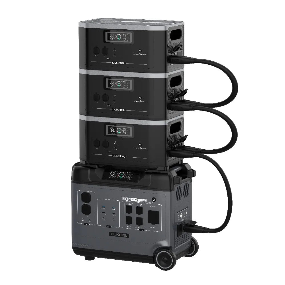 5000W Lifepo4 Battery Portable Power Station with Fast Charging Application Control Overseas Warehouse Stock Solar Generator