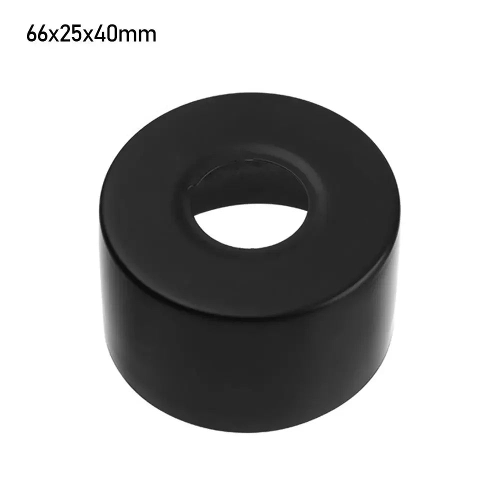 Black Shower Faucet Decorative Cover Chrome Finish Stainless Steel Wall Flange Water Pipe Wall Covers Bathroom Faucet Accessory