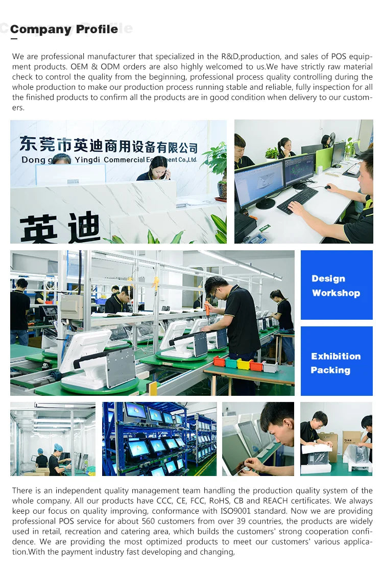 Classical Style Cheap Price Cash Register Single Dual Screen Touch POS System