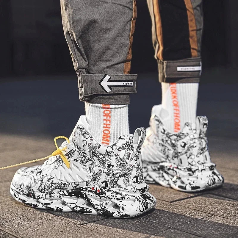 2024 New Basketball Shoes Men Anti Slip Basketball Sneakers Training Walking Shoes Men Light Weight Sport Sneakers Plus size 46