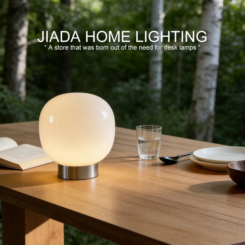 Mochi Glow Soft Light Table Lamp LED Modern Minimalist Compact Bedroom Bedside Home Illumination Decor Ambient Night Light