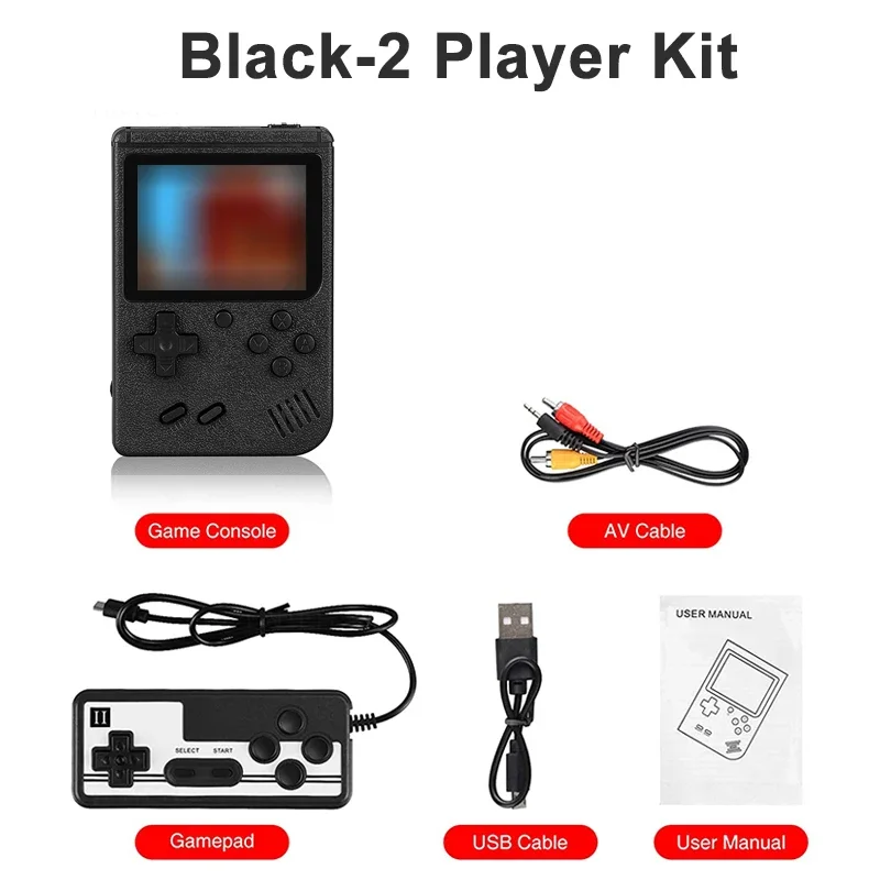 NEW Portable Retro Mini Video Game Console 8-Bit Handheld Game Player Built-in 400 games AV Out Game Console Gameboy videojuego