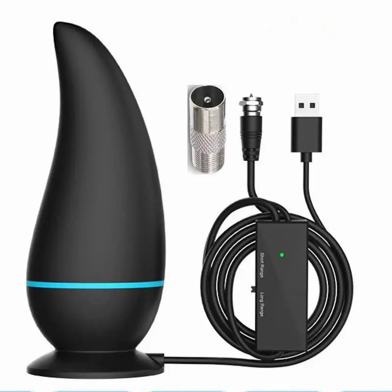 Enhanced Hdtv Television Antenna for Long-Distance Signal Reception, Digital Terrestrial Tv Antenna for Indoor and Outdoor Use, Supports 1080P High-Definition Signal