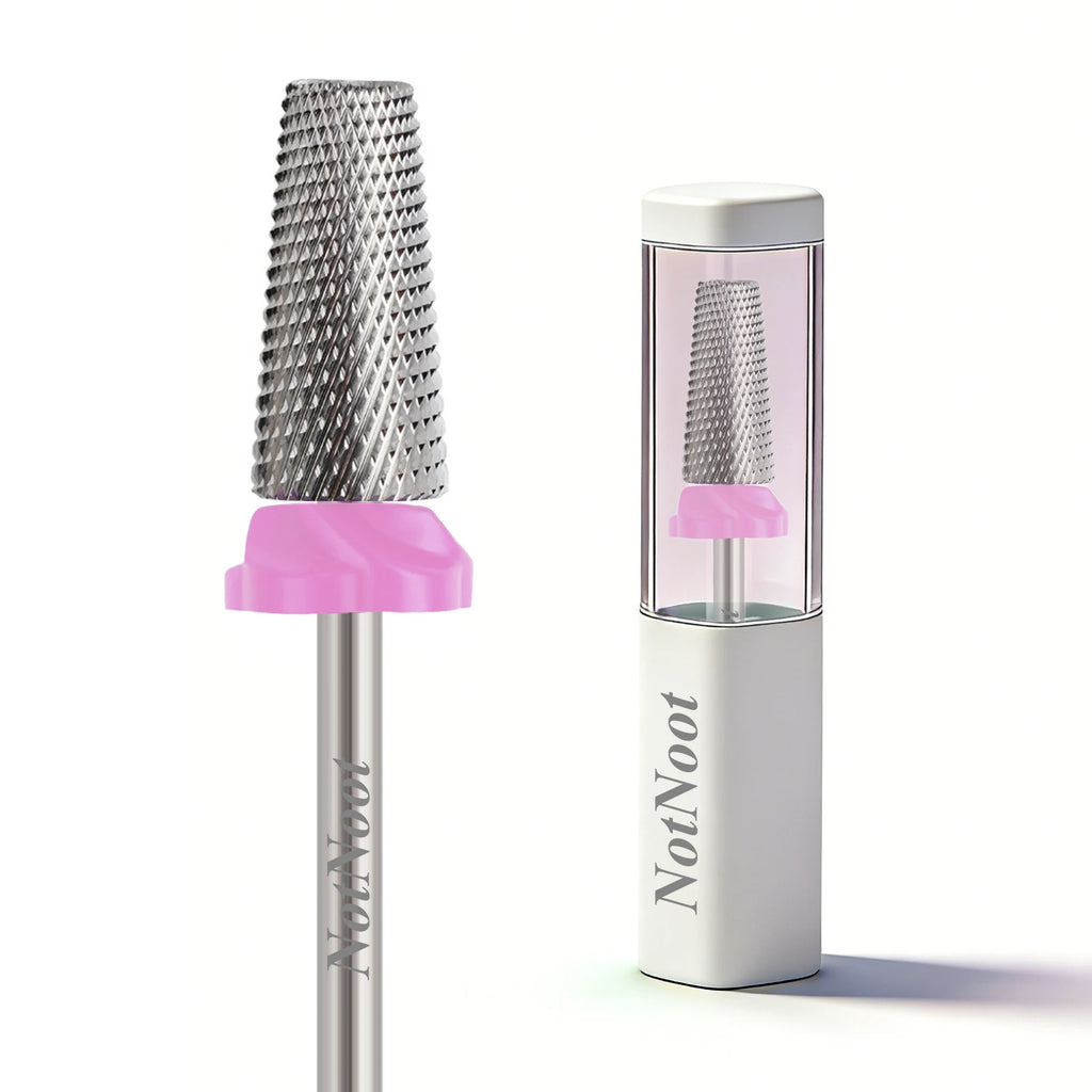 Nail Drill Bit, 5 in 1 Carbide Tapered, 3/32" Shank for Nails Fast Removing Acrylic Nail Hard Gels Cuticle
