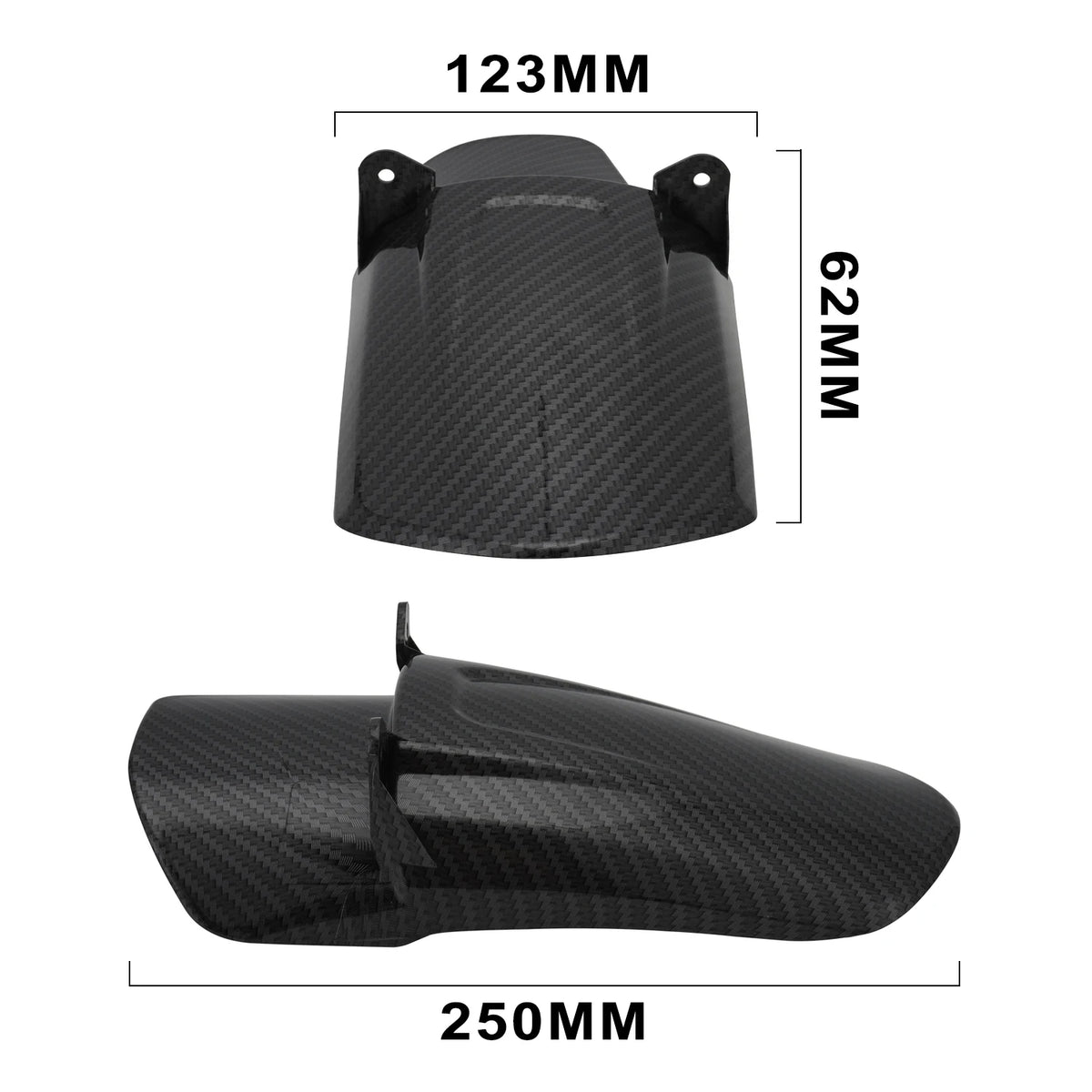 Motorcycles Imitation Carbon Fiber Rear Wheel Mudguards Fender For Surron Light Bee S X Off-Road Electric Dirt Bike E-bikes