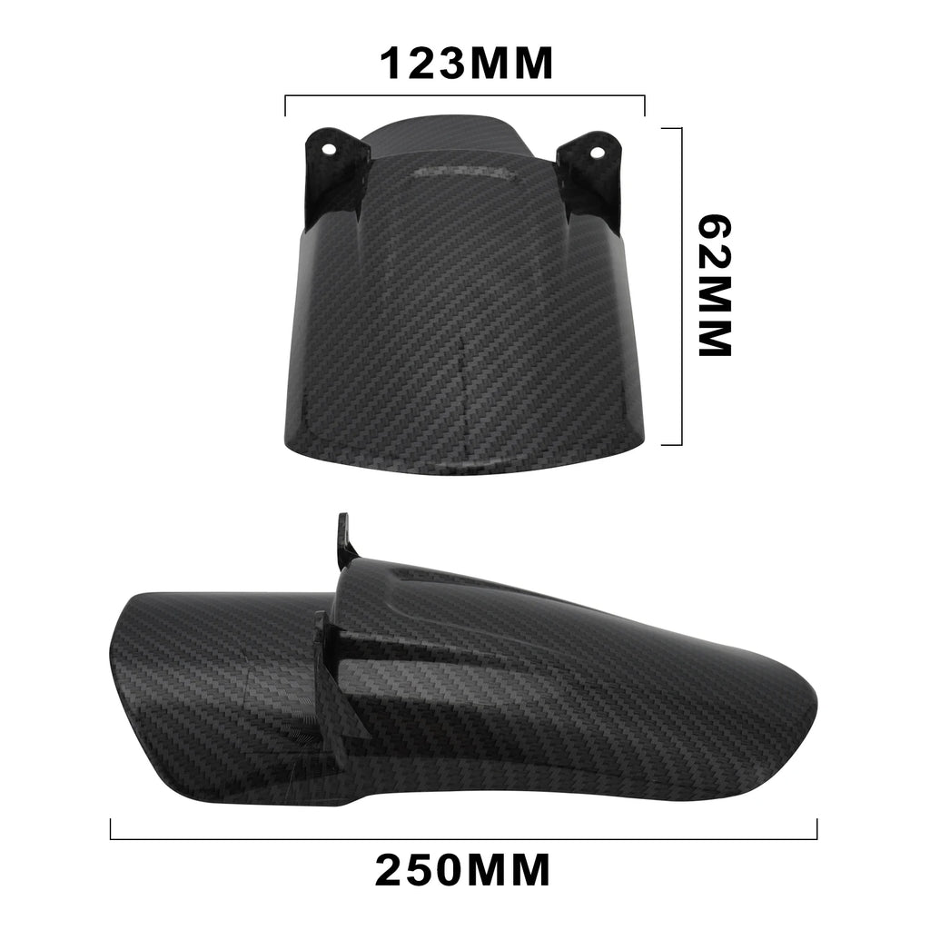 Motorcycles Imitation Carbon Fiber Rear Wheel Mudguards Fender For Surron Light Bee S X Off-Road Electric Dirt Bike E-bikes