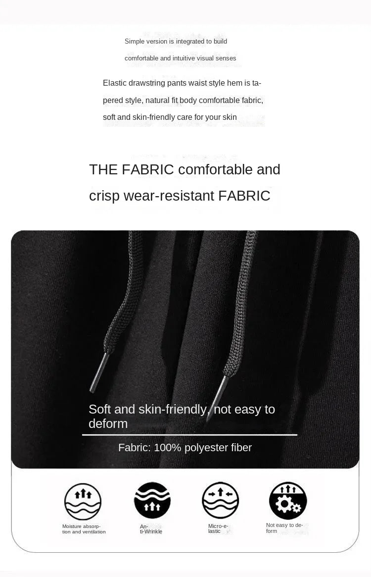 Ice Silk Pants Men's Summer Trousers Men's Trend Loose Straight Thin Casual Pants All-match Breathable Sports Pants Men