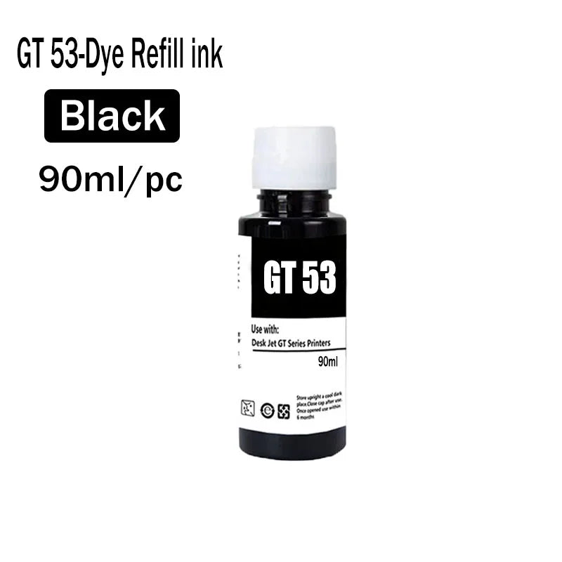 GT-52 GT-53 gt52 gt53 Refill Ink For HP GT5820 GT411 GT582 GT410 518 519 510 531 672 726 755 798 Printer Refill Dye Ink