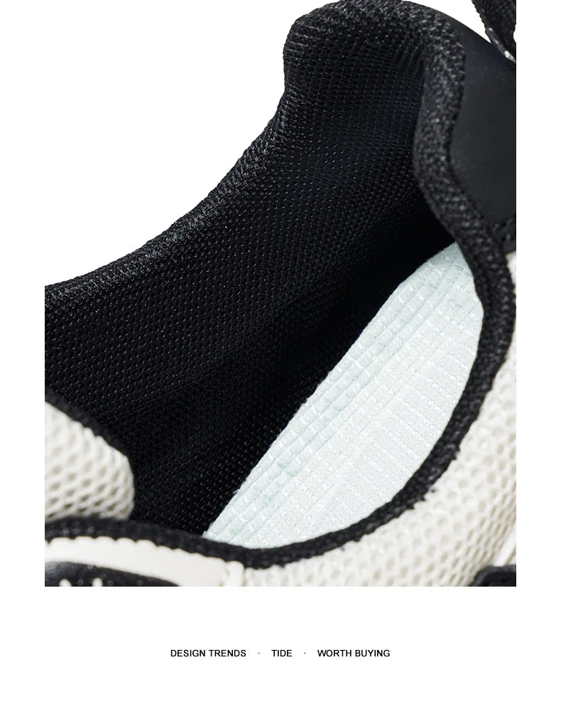 Men's 2026 Summer New Breathable Hiking Sneakers Anti-Slip Wear-Resistant Outdoor Casual Daily Streetwear Footwear in 3 Colors