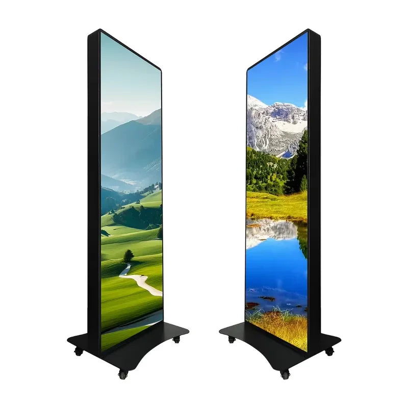 LED Poster Display Outdoor LED Screen P2.5 Electronic Billboard 640 1920 Standing Sign