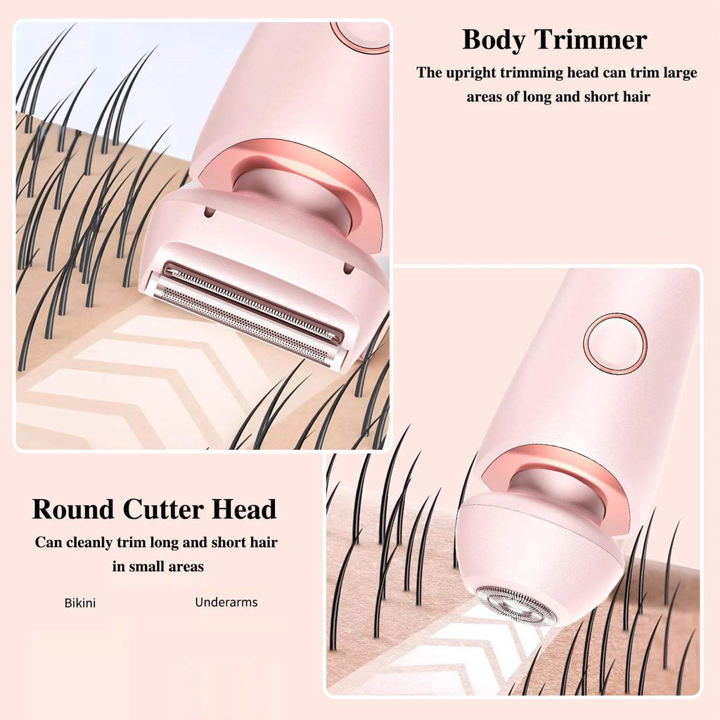 Lady Hair Removal Device Bikini Trimmer Electric Hair Shaver Epilator for Whole-Body Legs,Underarm,Arms Hair Remover