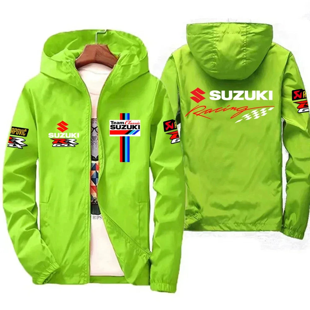 2026 Suzuki Motorcycle New Spring and Autumn Jacket Men's Windproof Jacket Casual Fashion Sports Outdoor Cycling Jacket