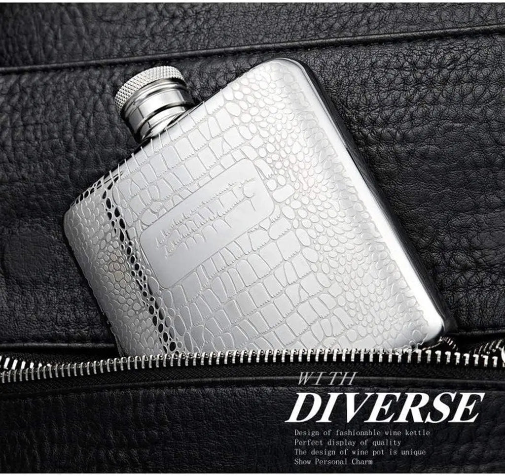 Personalized Small Mini-Thick Stainless Steel Portable Outdoor Flagon with High-Grade Wine Bottle