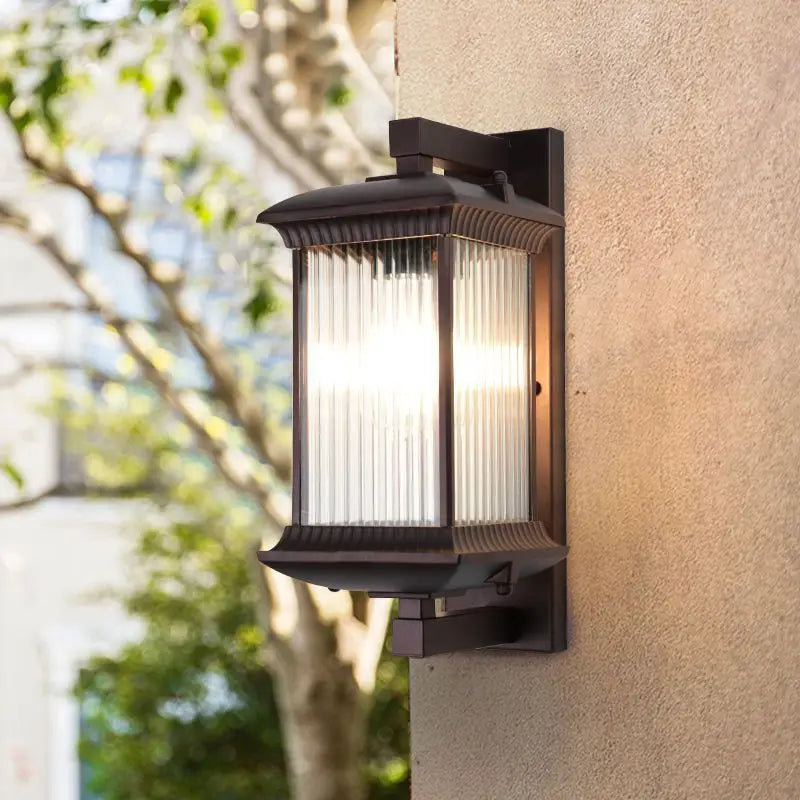 Aisle Outdoor Garden Courtyard Exterior Corridor Balcony Modern New Chinese Villa Door Light Wall Light