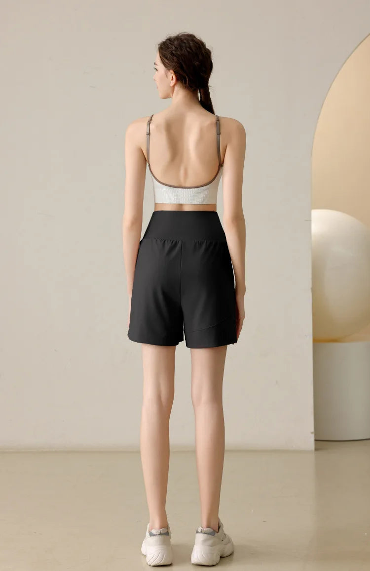 NEW Women's Quick Dry Sports Shorts Loose Slim Fit Casual Yoga Fitness Training Five-Point Pants Running Fashion