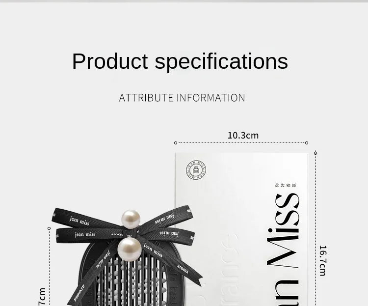 Car Fragrance Diffuser Natural Scented Car Perfume Pendant Decorate long-lasting aromatherapy fragrance piece car deodorization
