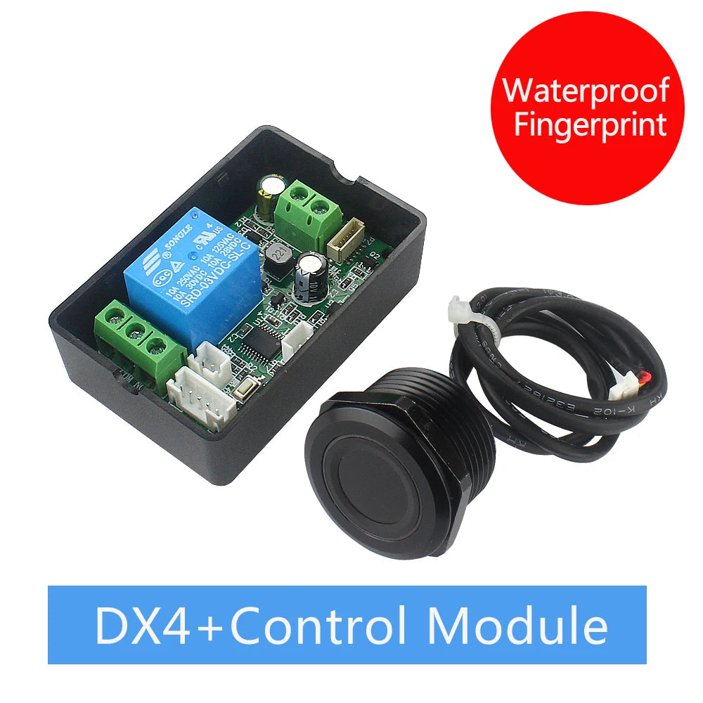 Fingerprint access control relay module DC7v-30v door lock controller Switch fingerprint  induction electric lock control board