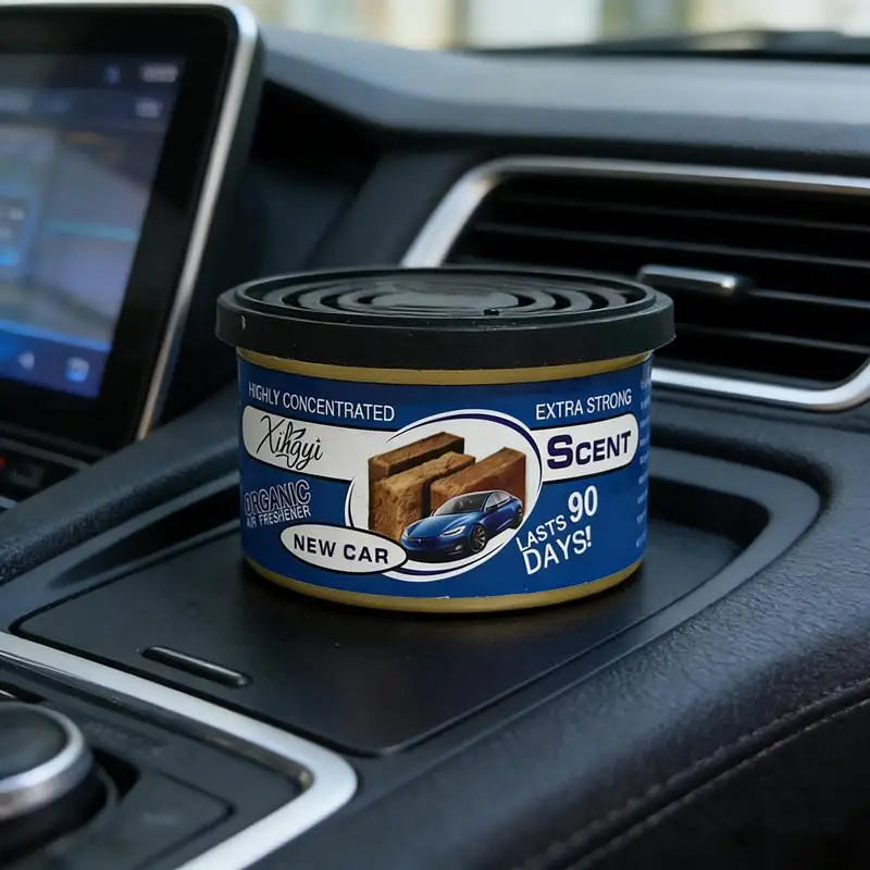 Car Air Fresheners Perfume Car Odor Eliminator Canned Wood Block Long-Lasting Auto Aromatherapy Home Wardrobe Deodorant Supplies