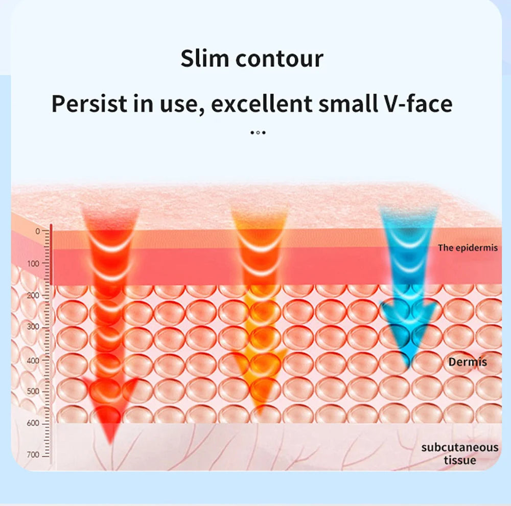 EMS Facial Massager V-Face Double Chin Reducer Face Shape Facial Lifting Machine Chin Slimmer Skin Tightening Care Beauty Device