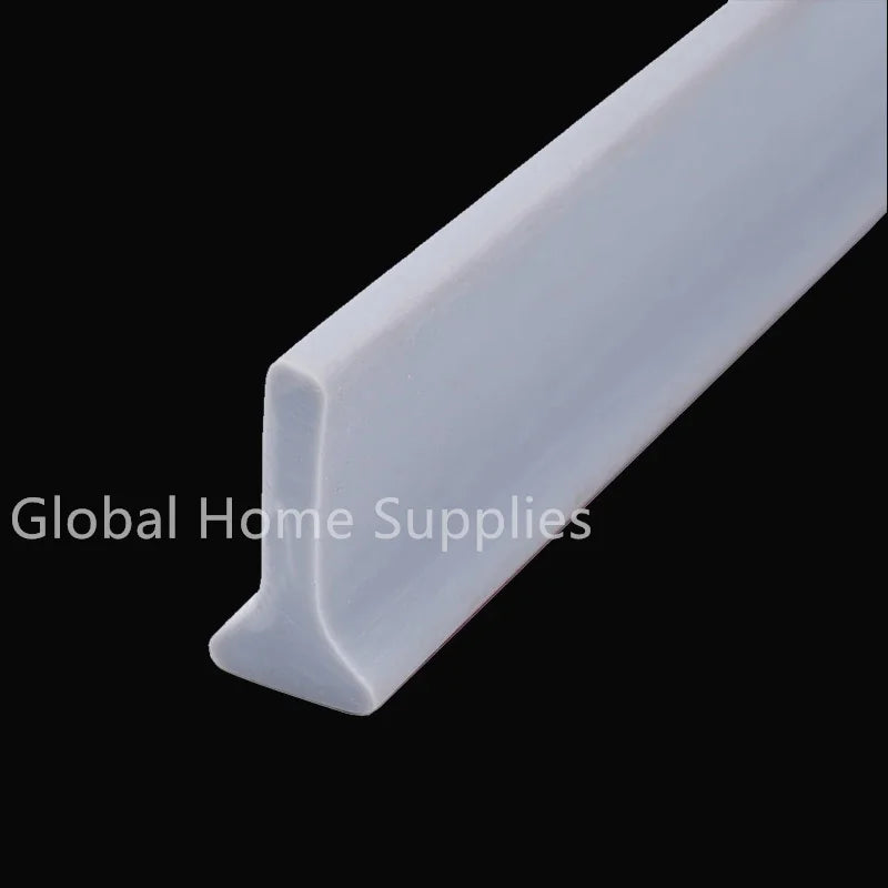 0.5-6M Bathroom Water Stopper Silicone Retaining Strip Water Shower Dam Flood Barrier Dry And Wet Separation Blocker