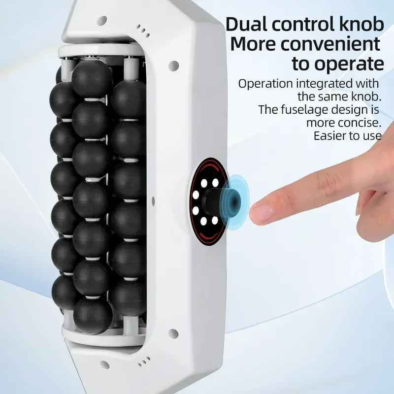70W Electric Roller for Muscle Body Relaxing High Frequency Rolling Massage Rechargeable Body Shapping Slimming Machine