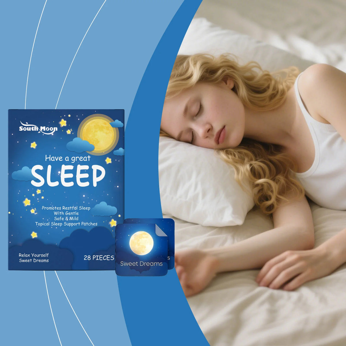 Deep Sleep Patches Relieve Insomnia Reduce Stress Anxiety Help Fall Asleep Sooth Neurasthenia Decompression Sleep Aid Patches