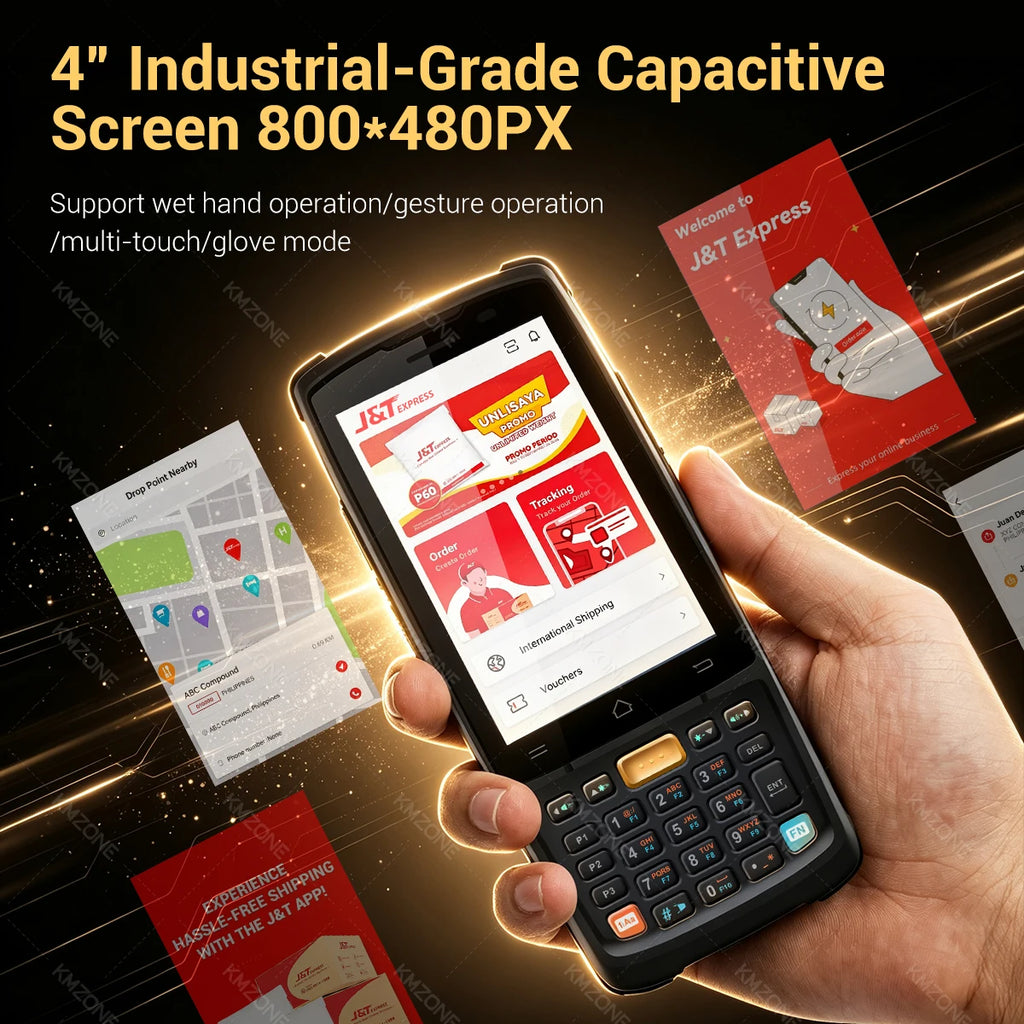 IData K3 Pro Android 12/14 with 1d 2D Barcode Handheld Terminal PDA Data Collector 4G For Flash kit, J&T, SPX, Ninja Express