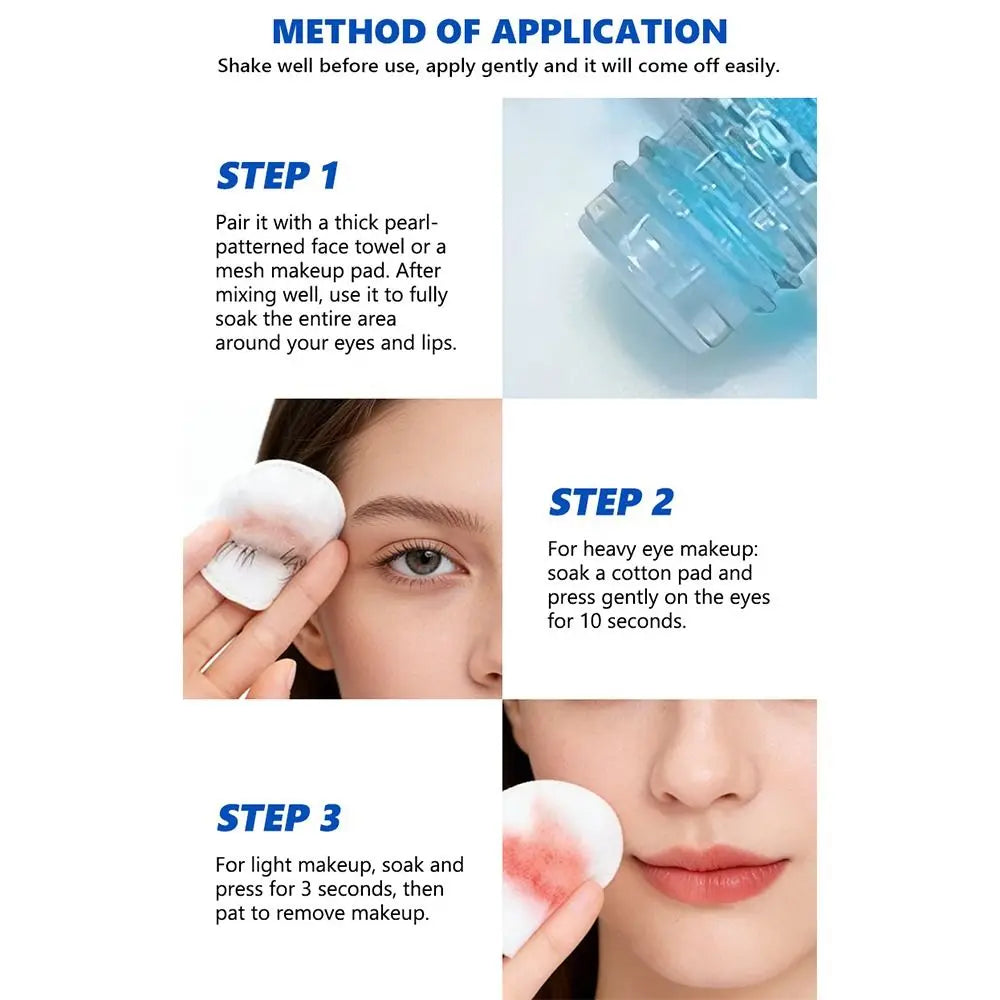 Non-Irritating Eye and Lip Makeup Remover Deeply Cleanses Quickly Gently Makeup Removal Oil Soothing Skin Cleansing Oil