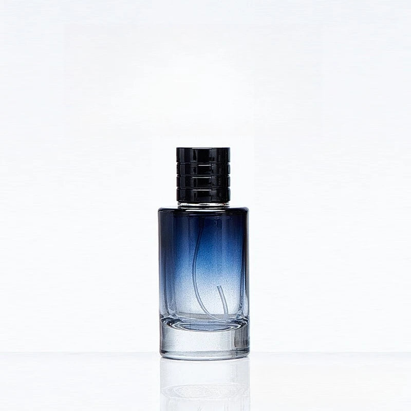 30ml 50ml Gradient Color Glass Refillable Perfume Bottle Portable Cosmetic Atomizer Sprayer Travel Essential Oil Container