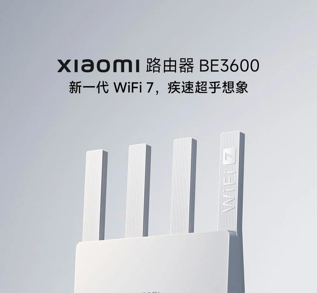 Xiaomi Router BE3600 Gigabit Version WiFi 7 2.4/5GHz Double Bands 160Mhz 3570Mbps Mesh Networking Gaming Acceleration