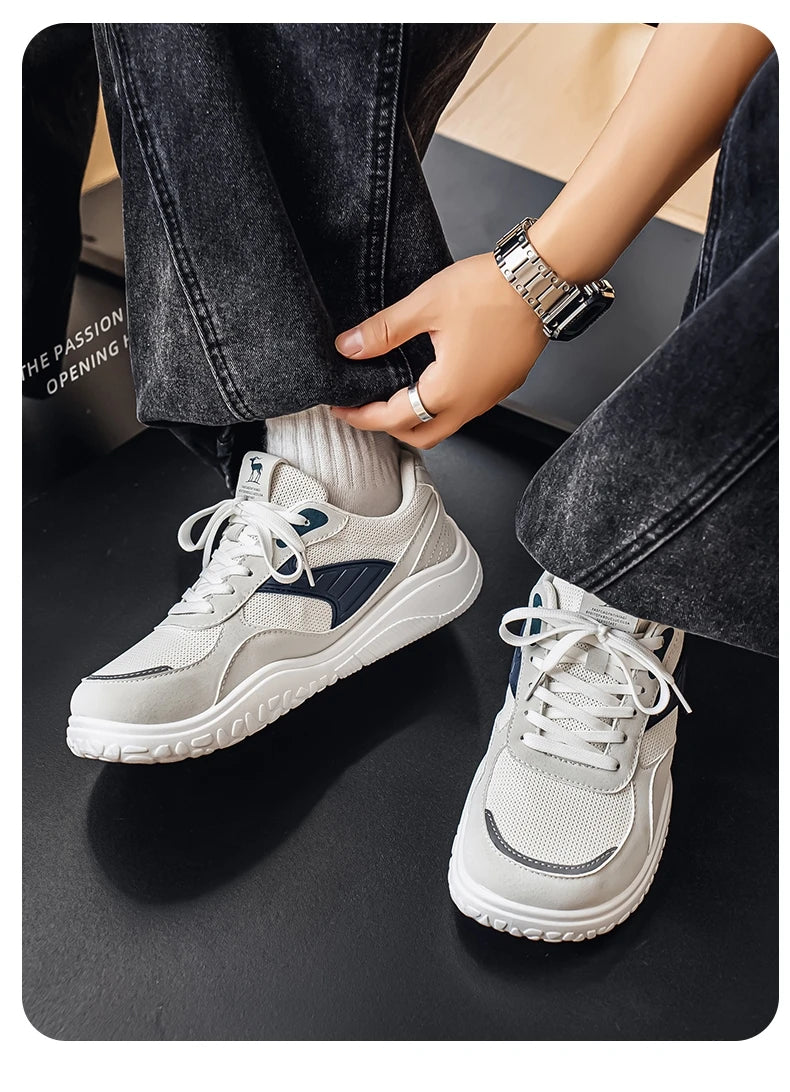 Mens Casual Shoes Wide Toe Box Outdoor Lightweight Running Sneakers Mesh Anti-slip Soft Fashion Men's Shoes