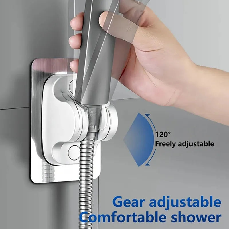 Shower Head 5 Modes Adjustable High Pressure Water Saving Shower Head Water Massage Shower Head Hook Hose Bathroom Accessories