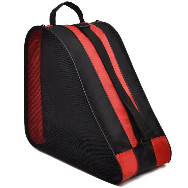Portable Roller Skates Bag Ice Skating Shoes Cover Large Capacity Breathable Kids Inline Skates Storage Bag Skating Shoes Bags