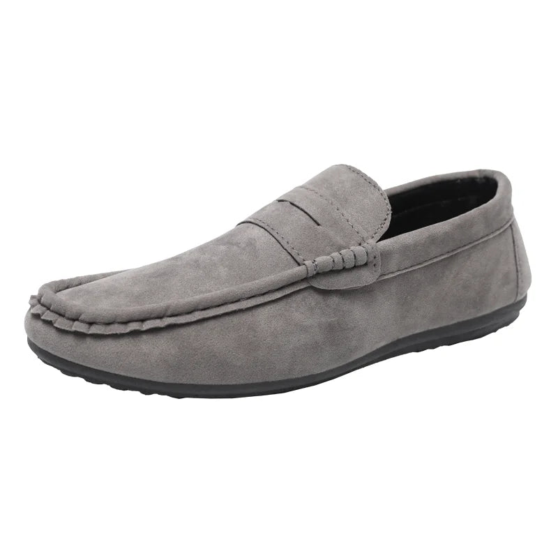 Men Loafers Soft High Quality Spring Autumn Shoes Men Casual Shoes Warm Slip on Flats Driving Shoes Large Size chaussure hommes