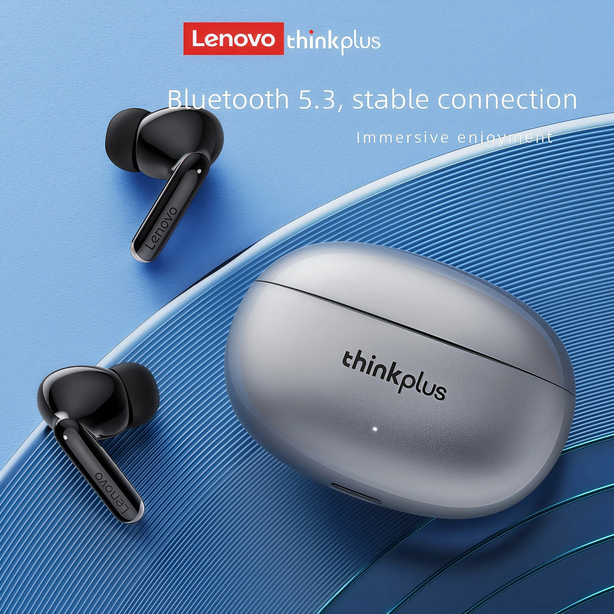 Lenovo XT88 Wireless Bluetooth Earphones In-Ear HiFi Sound 13mm Dynamic Low Latency Gaming Headsets Sweatproof Sport Earbuds